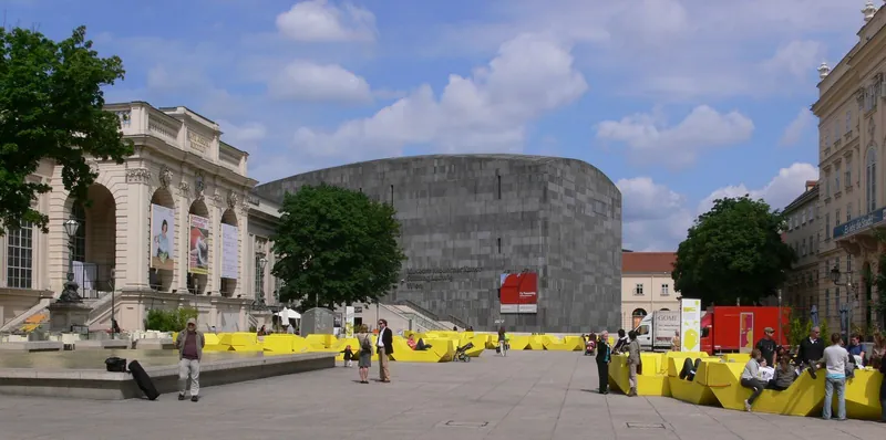 MuseumsQuartier in Vienna, home of ZOOM, one of the best children's museums in Europe